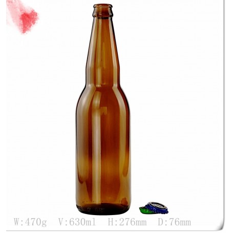 630ml beer glass bottle cown caps types