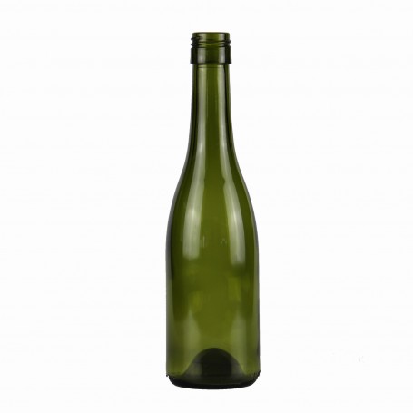 375ml green glass bottle aluminum screw caps