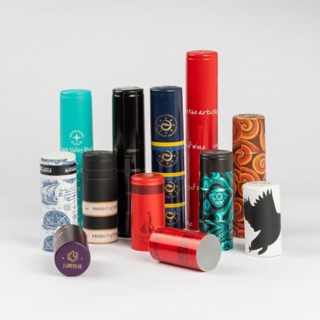 Customize aluminum  Foil Polylaminate capsules Tin capsule for bottle top seal