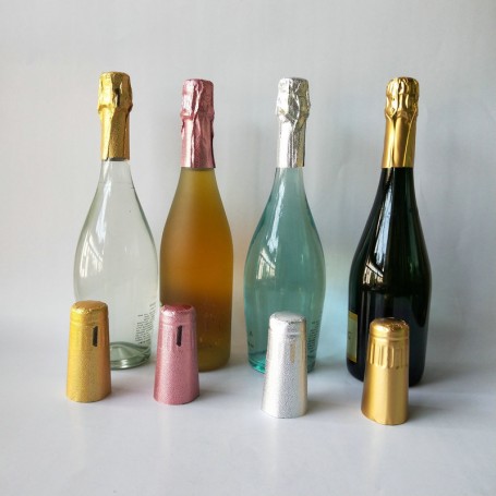 Decorative Foil Capsules for the Sparkling Wine champagne top seal